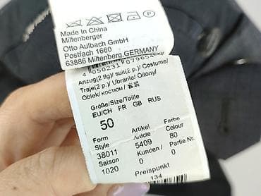 calliope pullover: Spodnie garniturowe dla mężczyzn, rozmiar L — 4