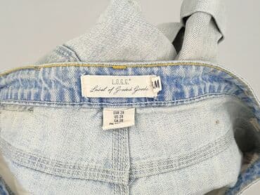 krótkie jeansowe spodenki z wysokim stanem podarte: H&M, Szorty damskie, rozmiar M — 4