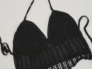 czarne bluzki basic: Top damski, rozmiar One size — 1