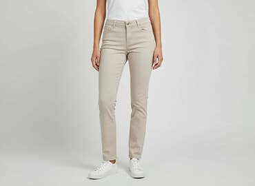 sinsay spodnie bezowe: Sinsay, Jeansy damskie, rozmiar S — 7