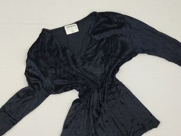 bluzki welurowa z krótkim rękawem: H&M, Bluzka damska, rozmiar M — 2