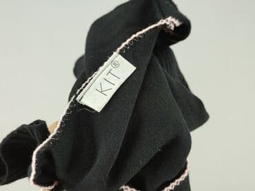 top z piórami czarny: KIT, Sweter damski, rozmiar XS — 4