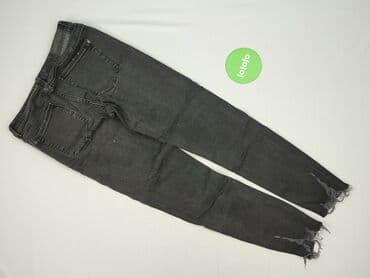 spodnie z poszarpanymi nogawkami zara: Zara, Jeansy damskie, rozmiar S — 3