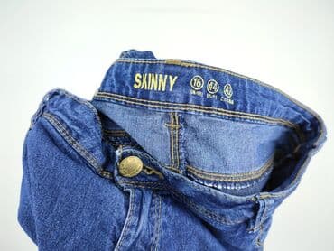 jeansy damskie rurki 7 8: Denim, Jeansy damskie, rozmiar XL — 4
