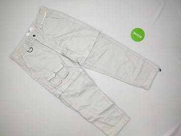 szorty pull and bear: Męskie spodnie cargo Bershka Denim - Rozmiar: M (EUR/USA), MEX 31 - — 2