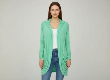 minouu przybylska i jordanov sweter: Kardigan damski, rozmiar S — 6