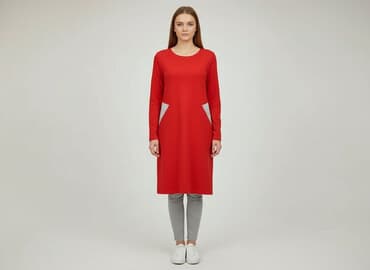 czerwona sukienka 146: Seven, Sukienka damska, rozmiar L — 7