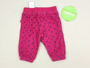 spodnie od pizamy w hello kitty: Baby material trousers, 1-3 months, 56-62 cm, Lupilu, condition - Very good — 3