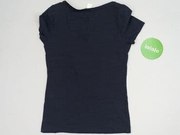 tommy hilfiger t shirt damski granatowy: H&M, T-shirt damski, rozmiar S — 3