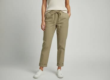 spodnie ze streczem co to znaczy: Spodnie materiałowe damskie, rozmiar S — 1