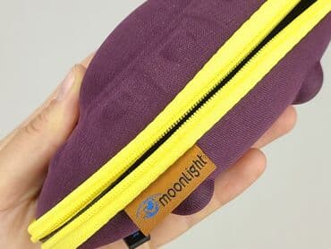 Inne akcesoria: Owalne etui w kolorze fioletowym z żółtym zamkiem błyskawicznym — 5