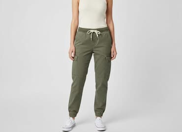 spodnie szerokie cropp: Spodnie materiałowe, 13 lat, 152/158, stan - Bardzo dobry — 7