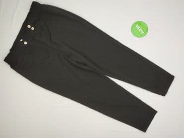 legginsy z wysokim stanem modelujące: Spodnie materiałowe damskie, XL — 2