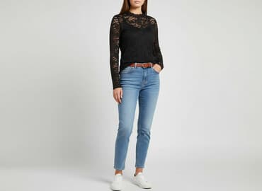 koronkowy top pod marynarkę: Vila, Bluzka damska, rozmiar L — 7