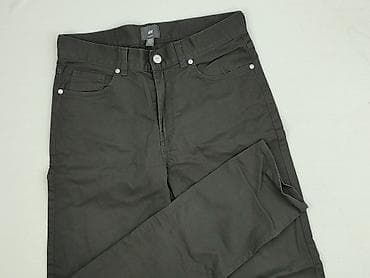 jeansy hm: H&M, Spodnie materiałowe damskie, rozmiar M — 1