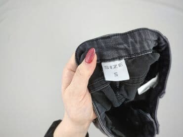 podwinięte jeansy: Jeansy damskie, rozmiar S — 4