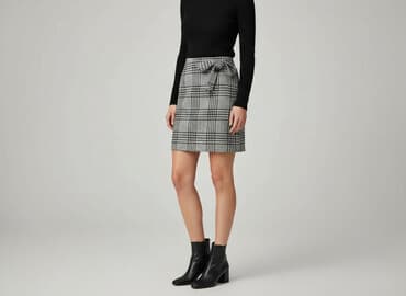 plisowane spódnice szara: Reserved, Spódnica damska, rozmiar S — 7