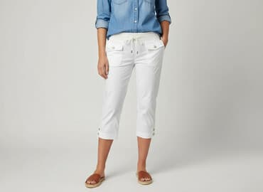 spodenki damskie bojówki: Spodnie 3/4 damskie, rozmiar M — 7