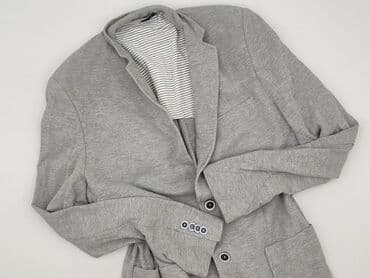 sukienki wizytowe bialcon: Męska marynarka LIVERGY - Kolor: jasny szary melanż - Rozmiar z — 1