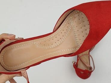 czerwone buty na koturnie ccc: Półbuty damskie, rozmiar 36 — 6