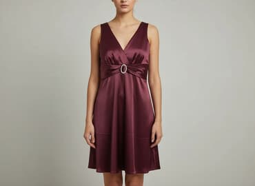 czerwona sukienki wieczorowa: Sukienka damska, rozmiar S — 1