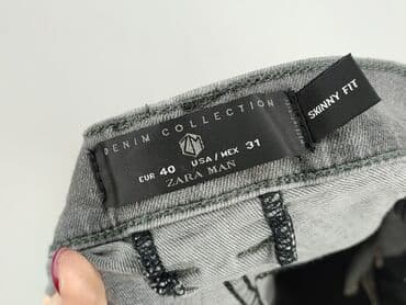 spodnie z kryształkami stradivarius: Zara, Jeansy dla mężczyzn, rozmiar M — 4