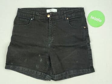 krótkie spodenki damskie jeansowe czarne: Denim, Szorty damskie, rozmiar XL — 2