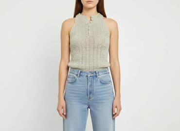 bluzki z błyszczącą nitką: Hand Knitted, Top damski, rozmiar One size — 5