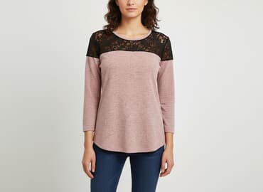 różowe sukienki marynarkowe: Bluzka damska, L — 6