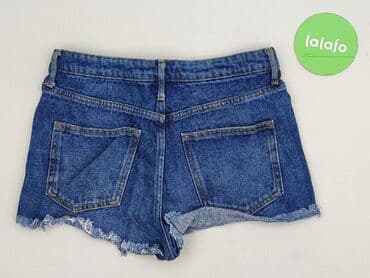 krótkie jeansowe spodenki z wysokim stanem: H&M, Szorty damskie, rozmiar M — 3