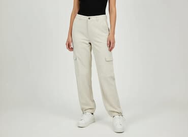 spodnie cargo damskie sinsay: Sinsay, Spodnie materiałowe damskie, rozmiar XS — 9