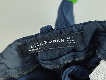 teksasy spodnie: Zara, Spodnie materiałowe damskie, rozmiar M — 4
