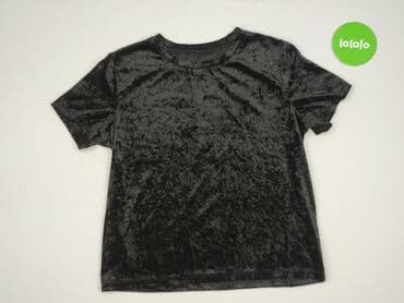 czarne t shirty i marynarka: T-shirt damski, rozmiar L — 2