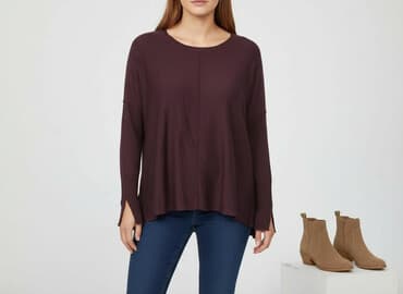 długi sweter sukienki: Sweter damski, rozmiar 3XL — 5