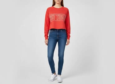 bluzy latynka: Sinsay, Bluza damska
, rozmiar M — 1