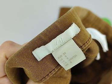 spodnie brazowe hm: H&M, Spodnie materiałowe damskie, rozmiar M — 4