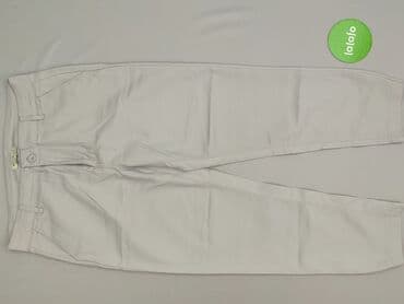 Women: Material trousers for women, size S (EU 36) — 2