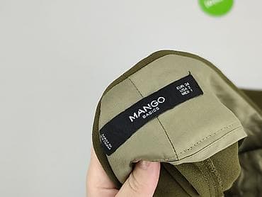 mango t shirt basic: Spodnie materiałowe damskie, rozmiar 2XS — 4
