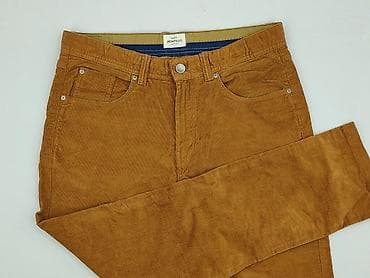 Spodnie męskie MONTEGO – sztruks - Model: 5-pocket, zapięcie na guzik