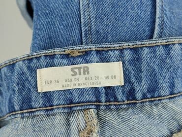 szorty damskie dzinsowe mocno wycięte: Szorty damskie, rozmiar S — 4