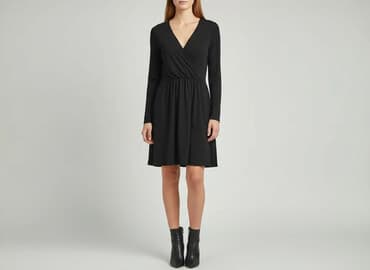 czarne luźne sukienki: Sukienka damska, rozmiar S — 6