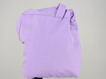 legginsy stringi: Damskie szerokie spodnie culotte – lawendowe - Krój: culotte, szeroka — 5