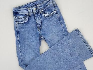 flare jeans mango: Spodnie jeansowe, 9 lat, 128/134, stan - Idealny — 1