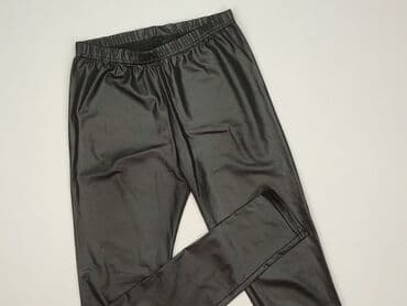 woskowane legginsy z wysokim stanem zara: Legginsy Ze skóry ekologicznej damskie, rozmiar L — 1