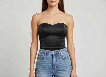 ccc sandały czarne na obcasie: Next, Top damski, rozmiar S — 7