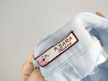 krótkie spodenki m sara: M.Sara, Spodnie materiałowe damskie, rozmiar S — 4