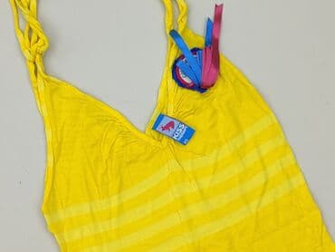 bluzka żółta w czarne paski: KISS, Top damski, rozmiar XS — 1