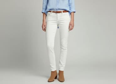 stradivarius brokatowe jeansy: Stradivarius, Jeansy damskie, rozmiar 2XS — 6