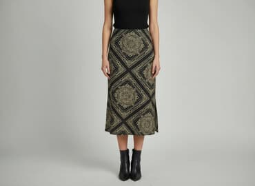 eleganckie spodnie z tuniką na wesele: Spódnica damska, rozmiar L — 1