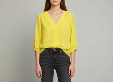 koszula cytryny hm: H&M, Bluzka damska, rozmiar S — 1